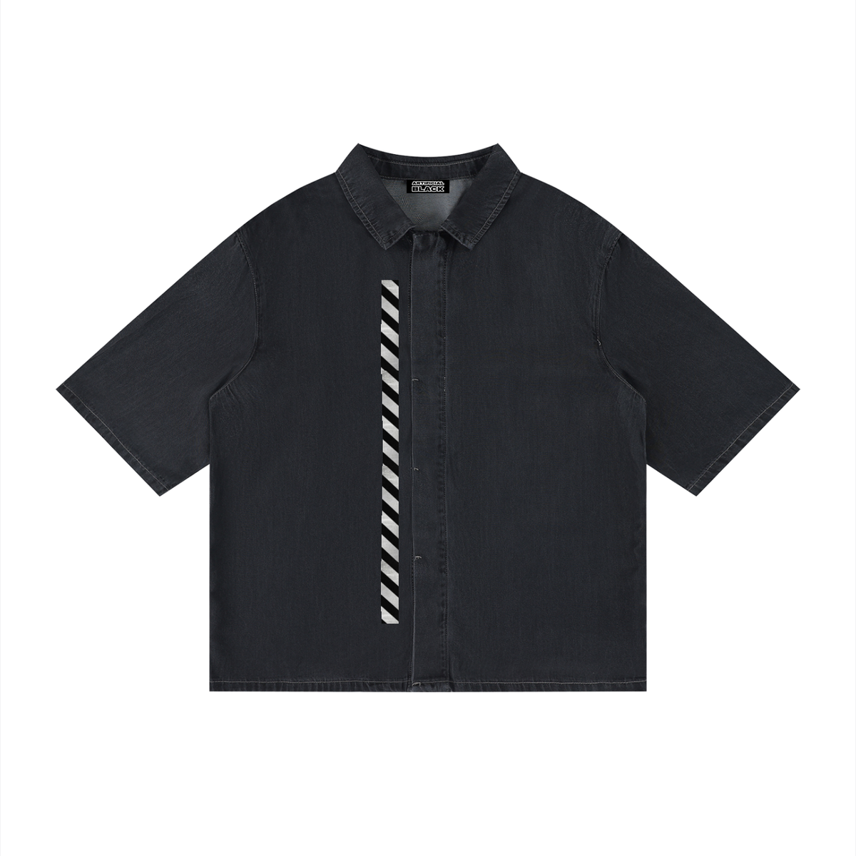 Unisex Vintage Wash Drop Shoulder Lyocell Shirt