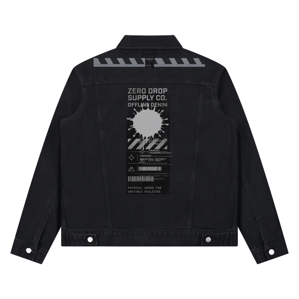Unisex Vintage Wash Denim Jacket