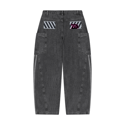 Women's Vintage Wash Barrel Leg Jeans - ZERO DROP SUPPLY CO