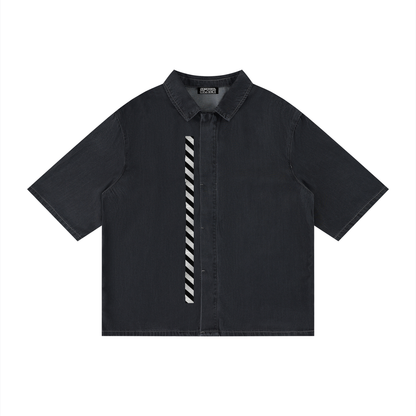 Unisex Vintage Wash Drop Shoulder Lyocell Shirt