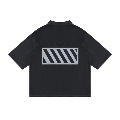 Unisex Vintage Wash Drop Shoulder Lyocell Shirt