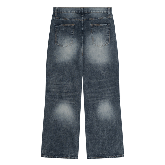 Men's Vintage Wash Denim Jeans