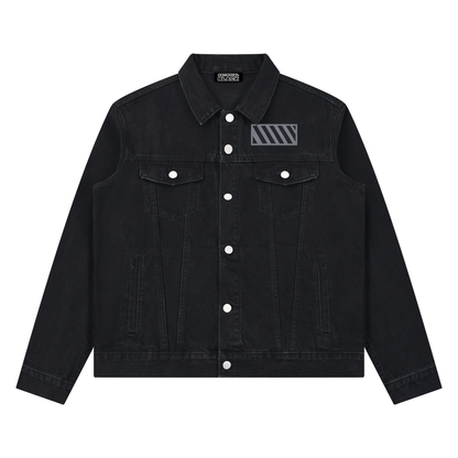 Unisex Vintage Wash Denim Jacket