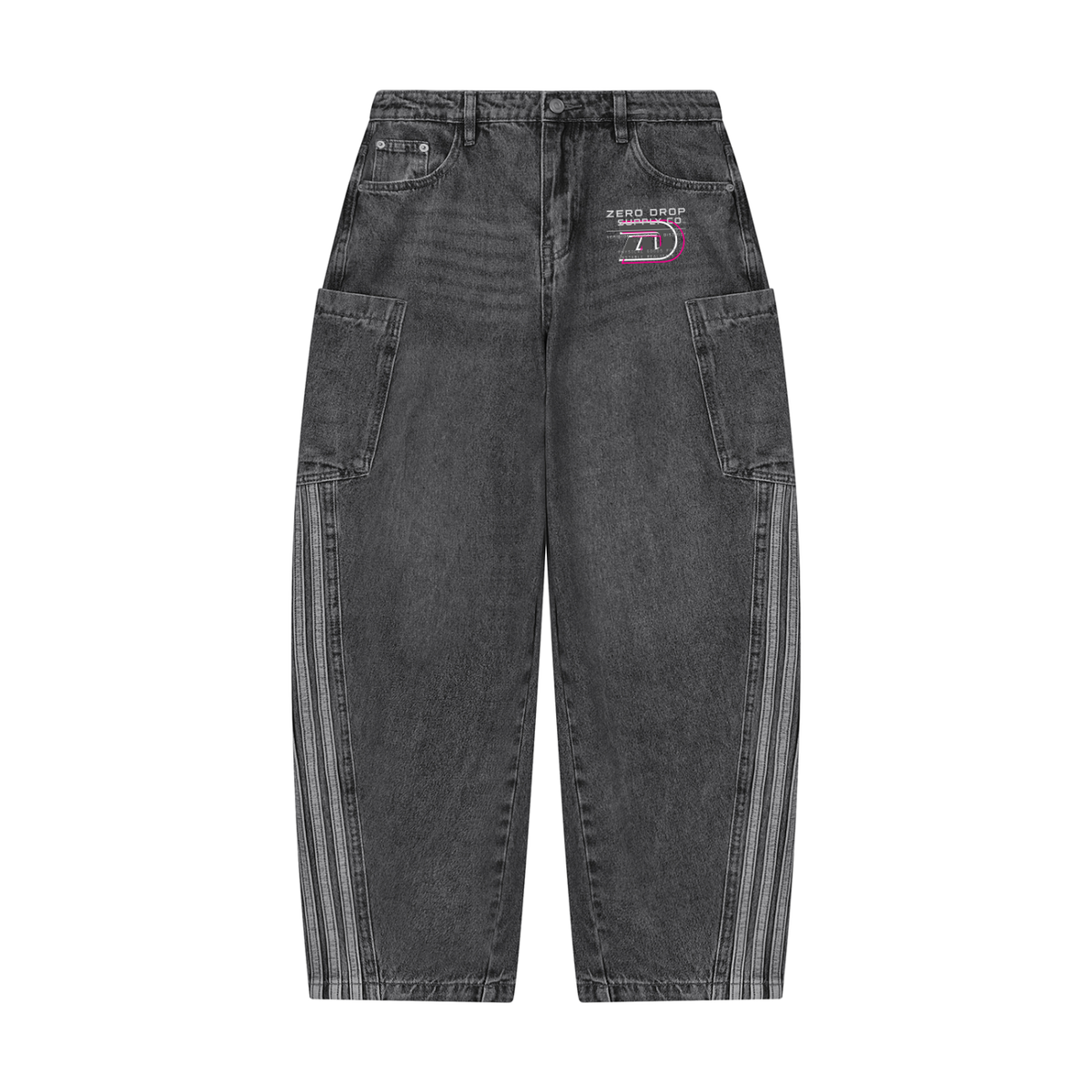 Women's Vintage Wash Barrel Leg Jeans - ZERO DROP SUPPLY CO