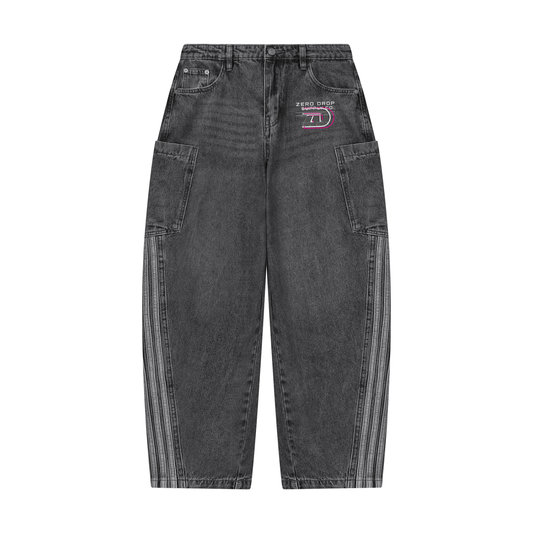 Women's Vintage Wash Barrel Leg Jeans - ZERO DROP SUPPLY CO