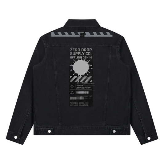 Unisex Vintage Wash Denim Jacket
